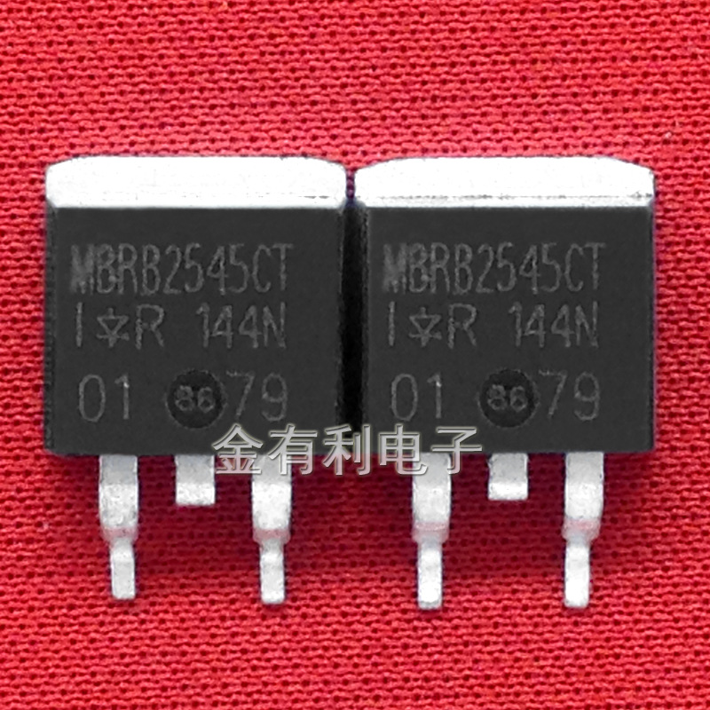 拆机MBRB2545CTT4G MBRB2545CT 25A 45V TO-263 肖特基二极管