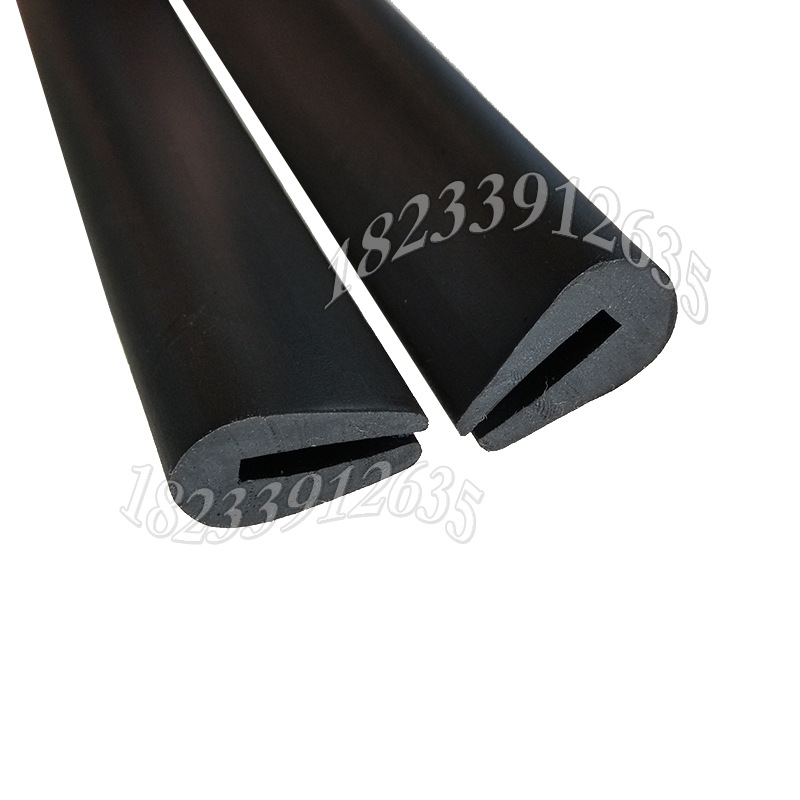 U型橡胶条卡1mm钣金胶条V型包边保护密封胶条