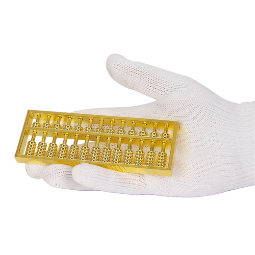 Brass abacus gold-plated abacus solid wishful abacus ornaments keychain chain pendant crafts manufacturer wholesale