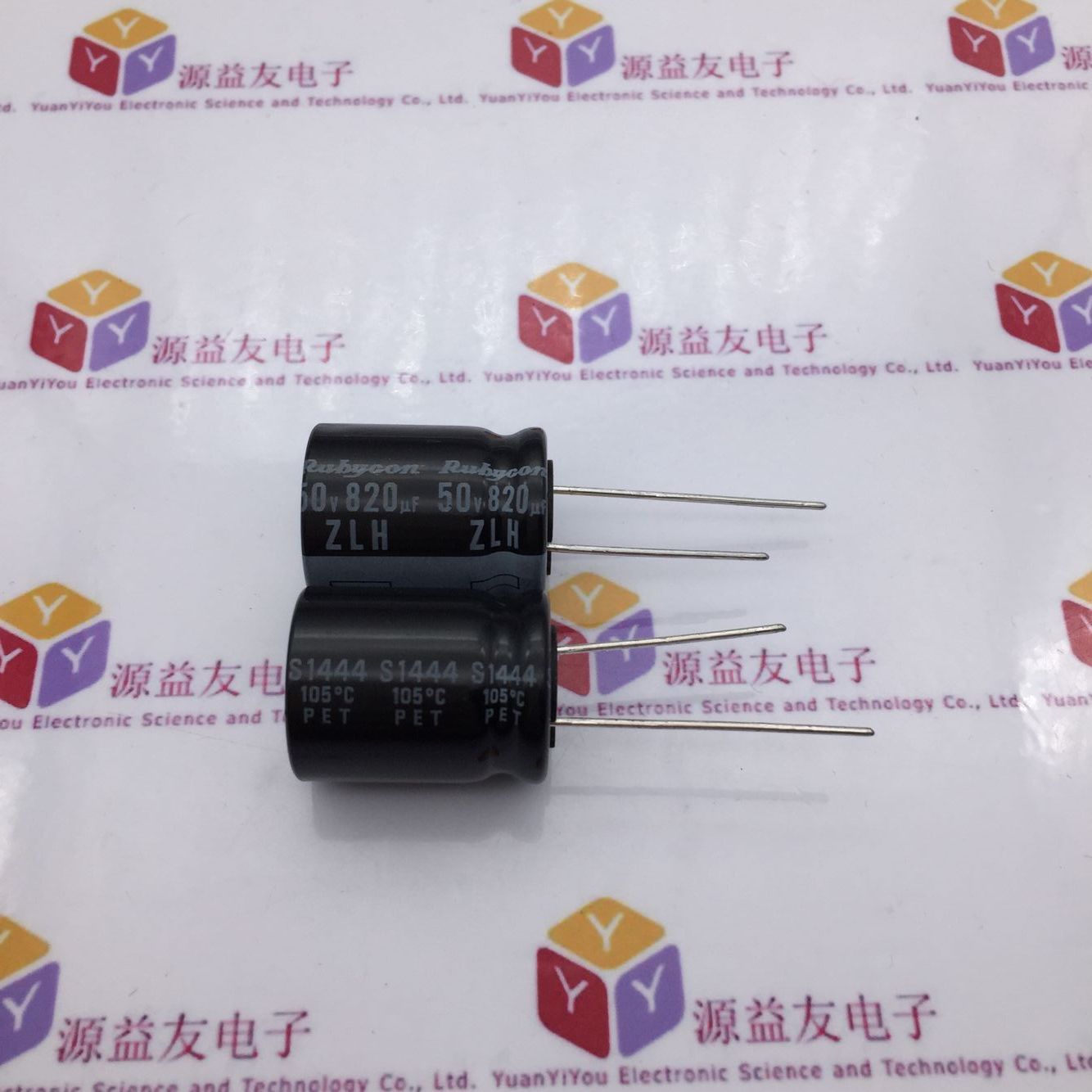 Rubycon红宝石50V820uF16X20高频低阻ZLH系列105度原装电解电容