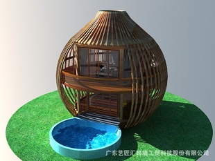 松濤工藝專業設計森林生態樹屋 大型戶外鳥籠屋 休閑度假主題木屋