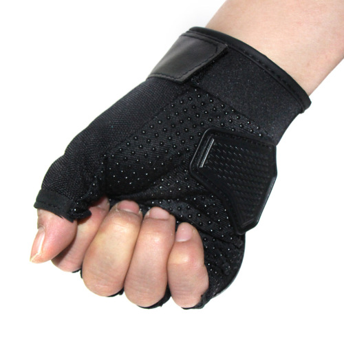 SC-05B Outdoor Sports Cycling Half Finger Protective Gloves, Racing Motorcycle Punch Hard Shell Anti-Fall Gloves