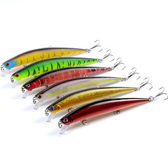 Spinning lure floating minnow artificial lure 12.5cm/13.4g bait fish sound plastic hard lure