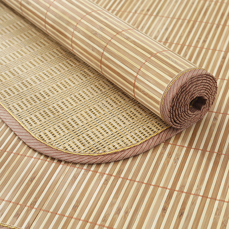 定做批发儿童凉席幼儿园竹席双面50/55/60/65/70/80/90/100/120宽|ms