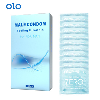 direct deal olo hyaluronic acid Condoms 001 Processing Foreign trade Exit OEM english ultrathin Condom