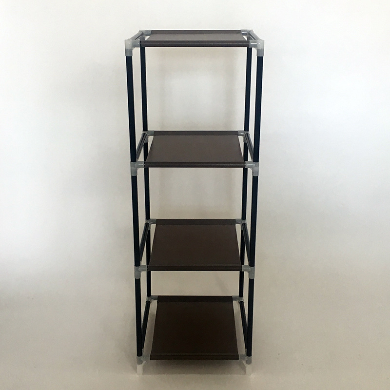 student Staff dormitory Storage Finishing rack simple and easy to ground multi-storey Shelf Living room 4 Combination frame Manufactor