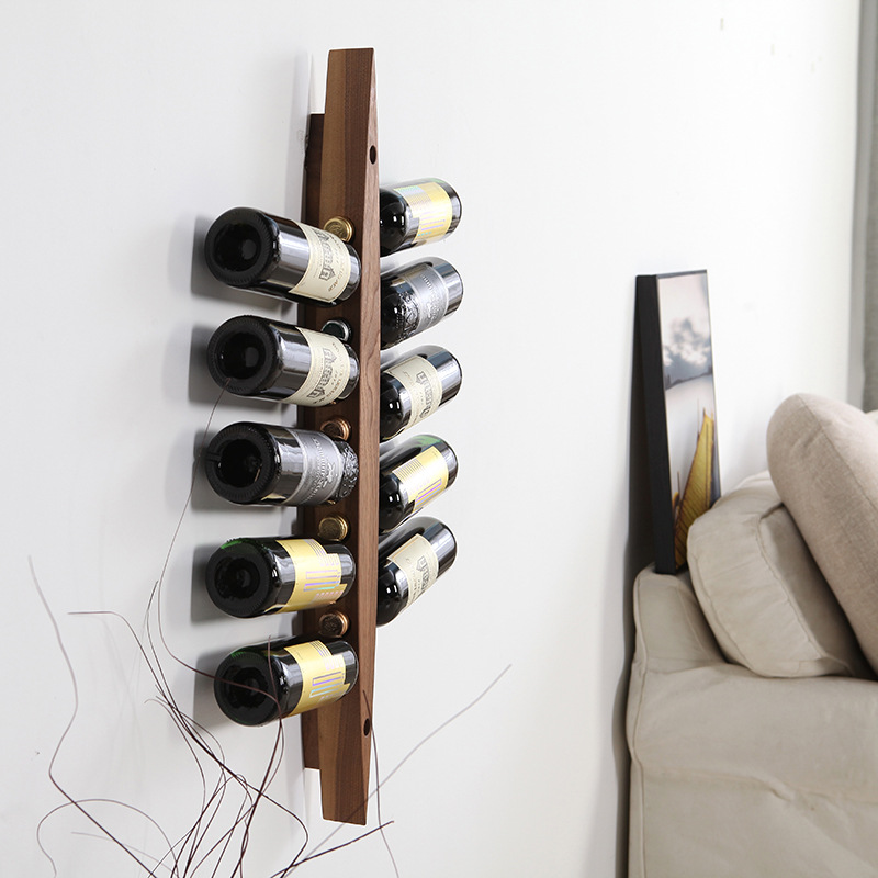 Light Life Home Boat Racing Style Red Wine Rack Red Wine Cabinet Wall Hanging Simple Hanging Red Wine Rack