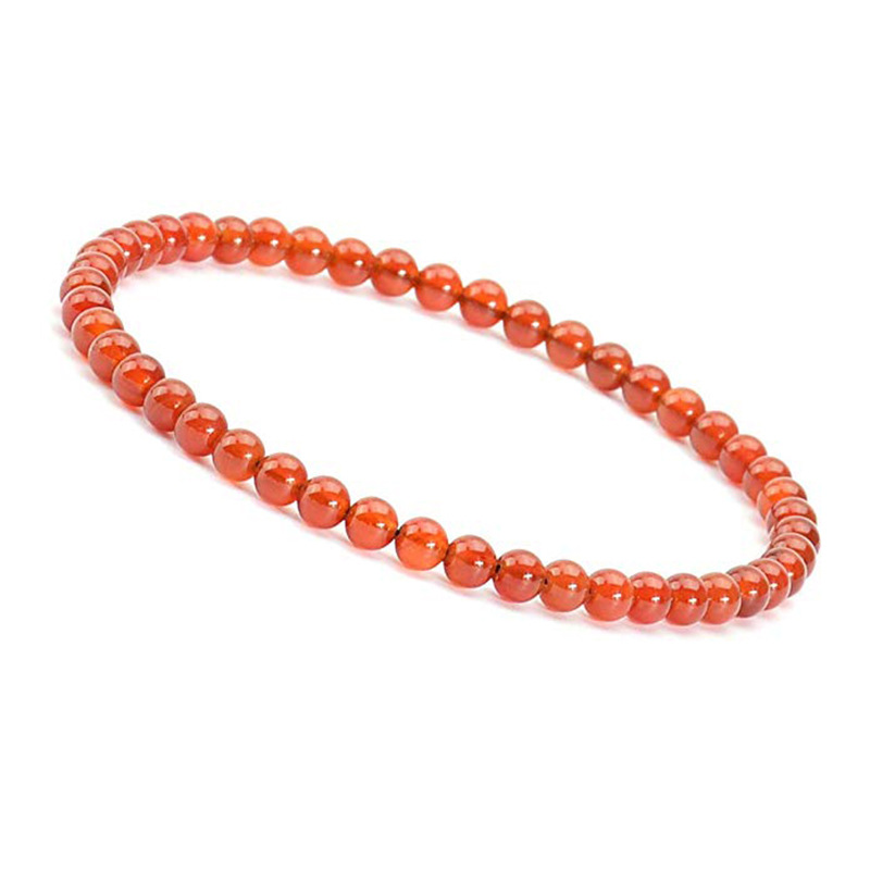 Round Pattern Unisex Gender 1 Piece Simple Style Round Natural Stone Beaded Bracelets
