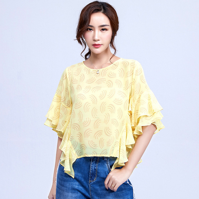 Summer lotus leaf edge irregular fragmented chiffon new cool jacket