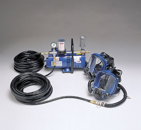 弈科60423802两人用长管呼吸器套装带全面罩、 3/4 马力泵和气管