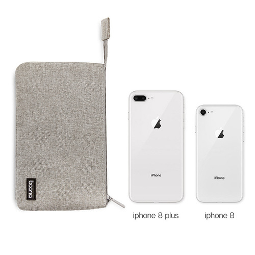 Double-layer digital storage bag, data cable, power bank, mobile hard drive, mobile phone, headphone accessories, travel organizer bag