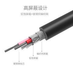 Wenxun BBE 6.5 to XLR Balanced Audio Cable, 6.35mm Microphone/Mic Line, XLR Connection Cord