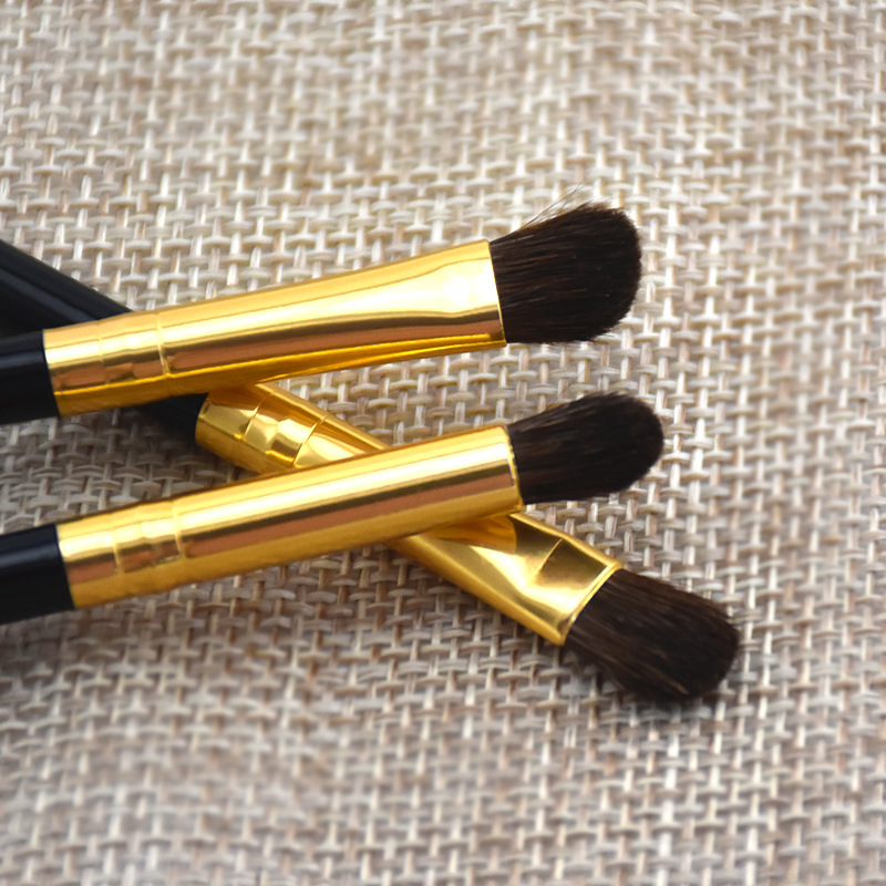 挂孔PVC裝新款3支小馬毛套刷彩妝贈品柔軟動物毛眼部刷眼影刷