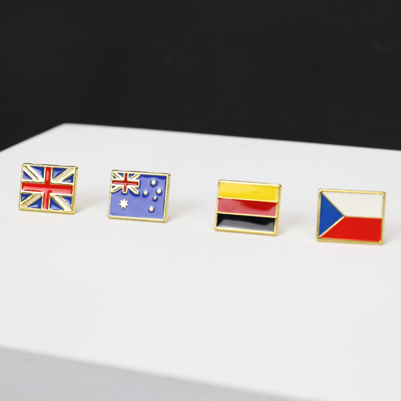 Unisex Gender Plating Design Ethnic Style Style Ethnic Style Pin National Flag Alloy Plating No Inlaid Unisex Brooches