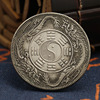 Antique coins silver dollars white copper -plated silver -plated Ding Wei Shuanglong one or two silver dollars silver balls can be blown and not broken