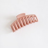 Matte crab pin, cute universal hair accessory, Korean style, simple and elegant design