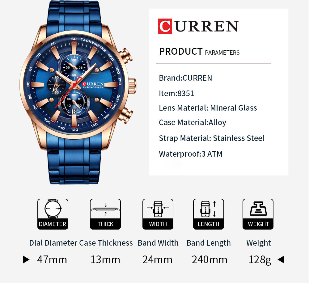 CURREN M8351