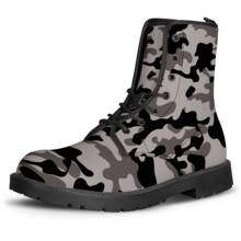 ��ó�Բʾ���camouflageͼ��ʱ�����¸�Ͳѥ��Ů�ﶬ������ѥӡˢ