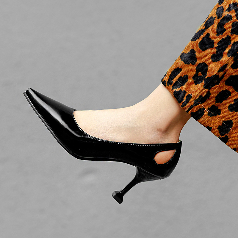 2019 new pattern Single shoes Korean Edition Shallow mouth Tip Low shoe AliExpress Explosive money lady Single shoes 3268