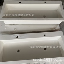 厂家生产人造石材一体成型水槽  洗手台面  一体盆树脂台盆