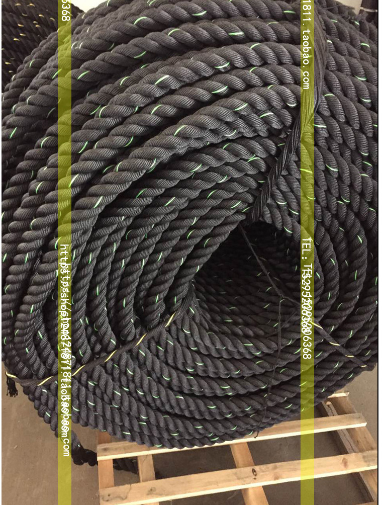 训练绳_一件代发厂家红色整体训练绳-黑黄格斗绳-体能甩---