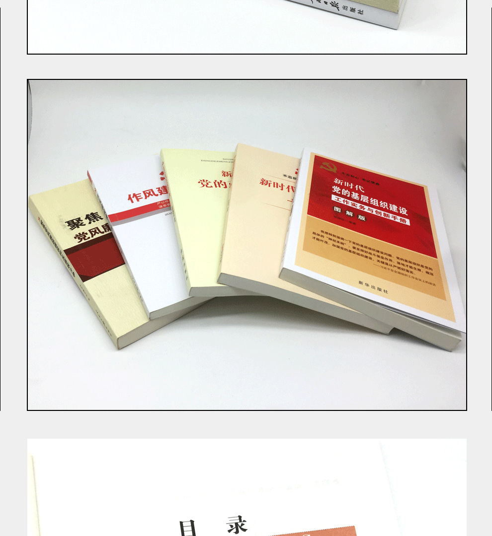 新时代党建学习套装基层廉政作风党性政治建设党员学习党政书籍-阿里巴巴
