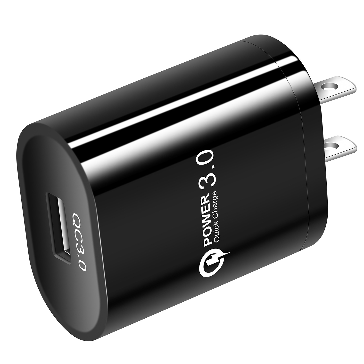 Privatmodell QC3.0 Schnellladekopf, einzelnes USB-Smartphone-Ladegerät_voghion.com