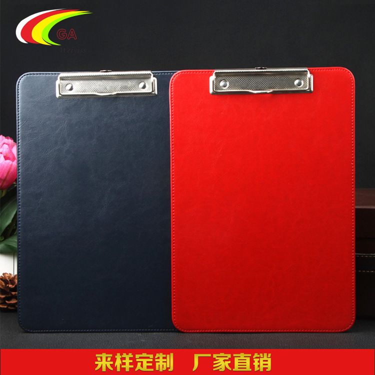 高档皮革收银夹买单本记事夹酒店客房用品票据买单夹快餐店点单夹