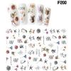 Nail stickers, fake nails, adhesive sticker, plant lamp for nails with velcro, suitable for import, 3D