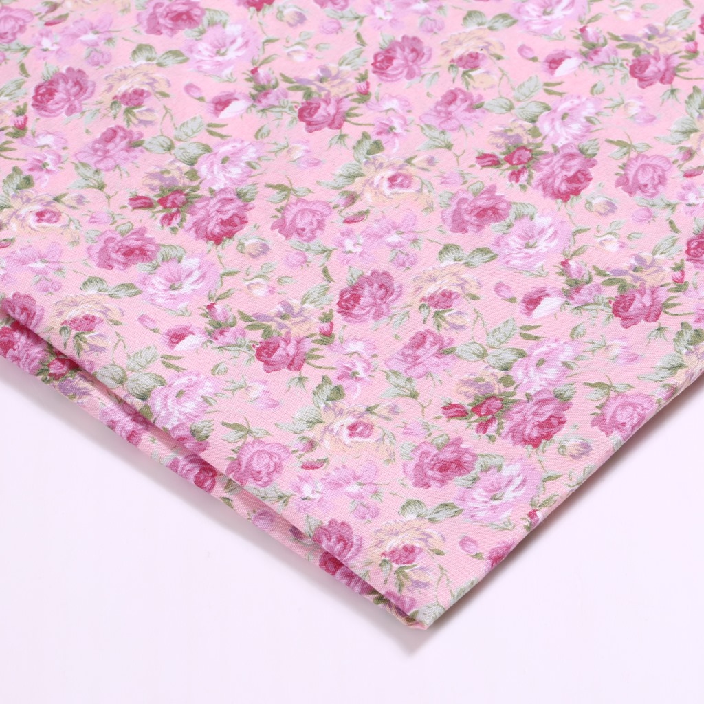 Supply printed polyester cloth printed fabric sequins to open peony polyester fabric