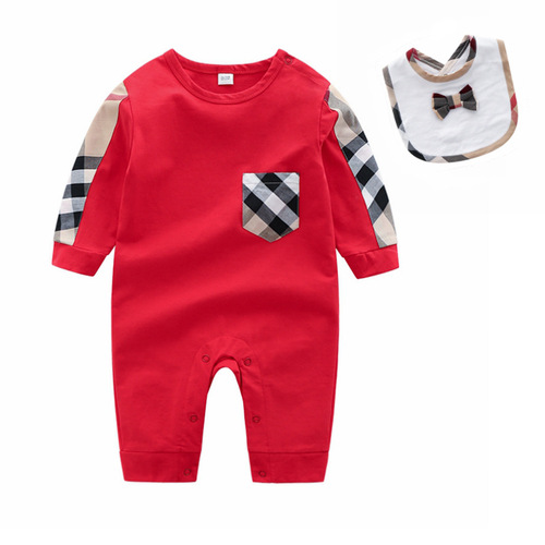 Infant Onesie Spring and Autumn Pure Cotton Newborn Baby Sleepwear Newborn Girl Romper Crawl Suit Long Sleeve Fall for Boys 