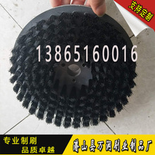 猪鬃毛刷盘文玩刷野猪鬃圆盘刷金刚菩提子清洁猪鬃刷毛刷盘