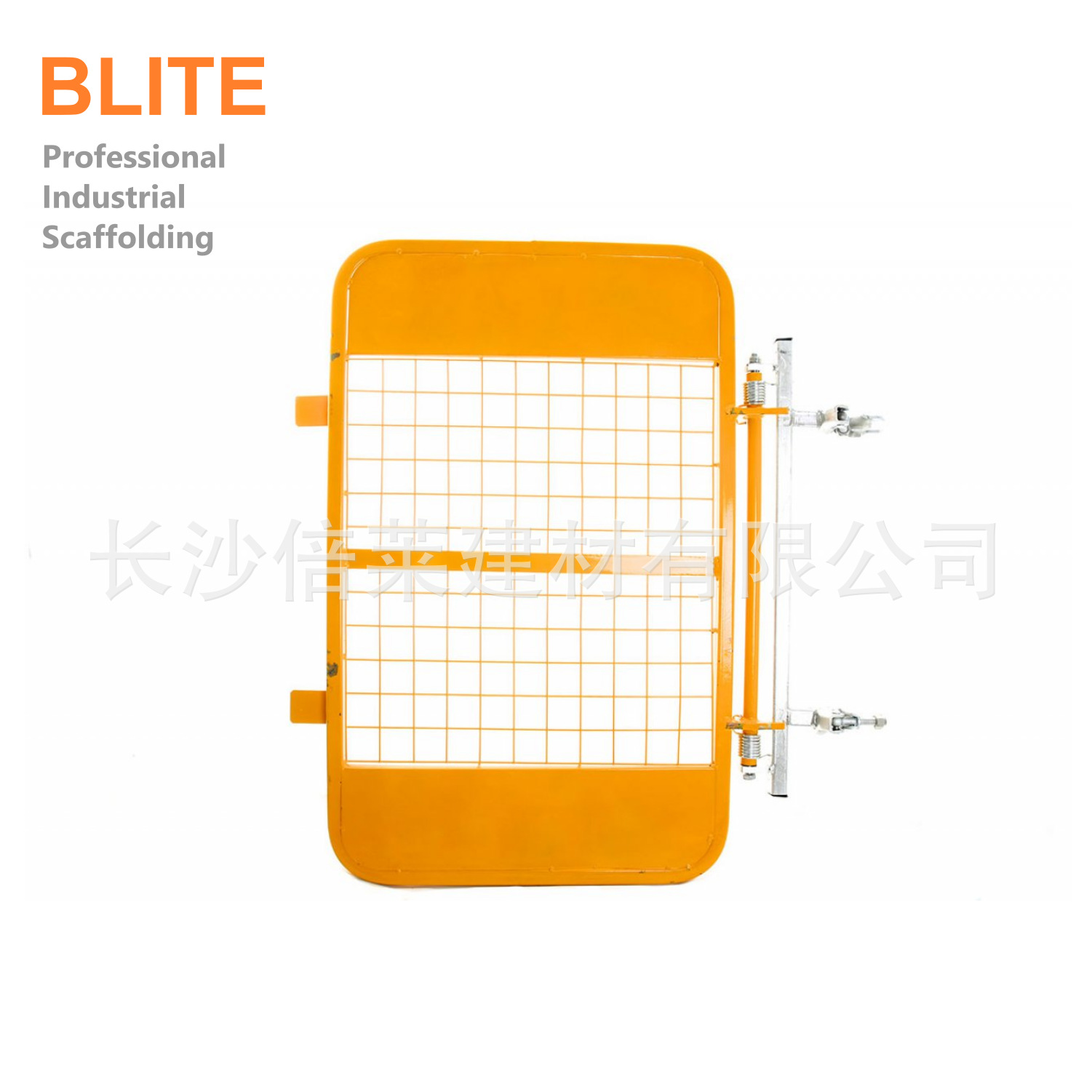 脚手架入口自闭式安全门 楼梯通道安全门 自锁式 工业安全门