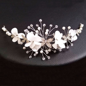 Hairpin hair clip hair accessories for women Flower alloy inlaid diamond butterfly headband headdress