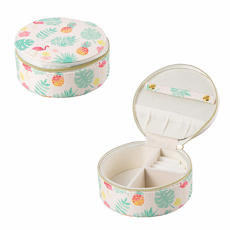 便携首饰收纳盒大容量ins风 小号女简约饰品欧式古风防尘收纳盒子