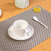 Square waterproof tableware home use, table mat, increased thickness, washable
