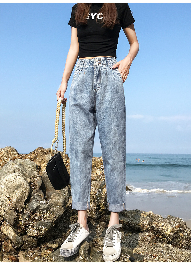 Pantalon léger femme en coton - Ref 3430252 Image 23