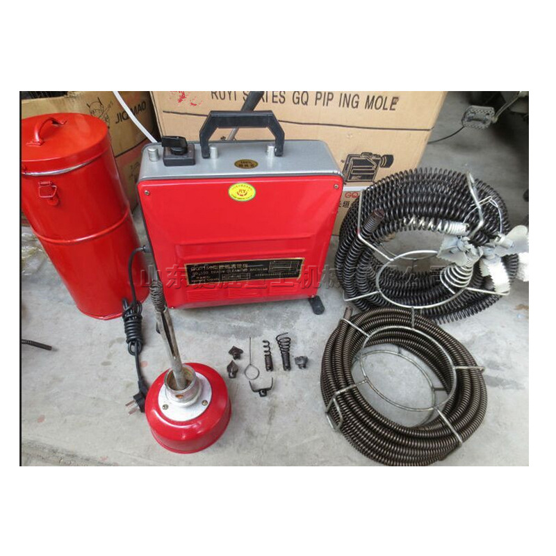 管道内壁清洗机   家用下水道管道疏通机   电动排污管道清理机