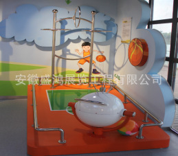 气流投篮机、机电互动、科普展品、吹球装置