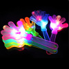 Colorful light light shots hand toy LED light -luminous hand shot 28cm large palm hand -patted hand -patted hand manufacturer