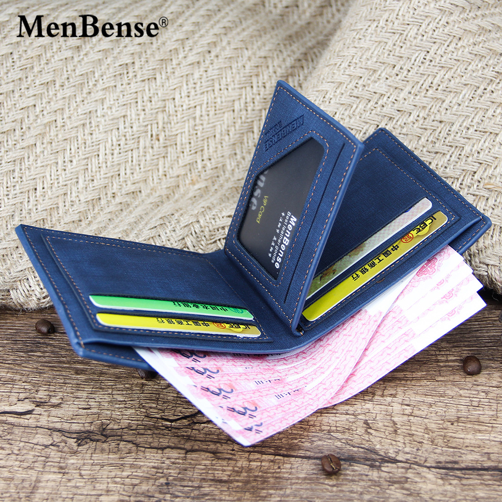 New Matte Men's Wallet Short Large Capacity Fashion Retro Three Fold Bag Men's Wallet Directly Supplied By The Manufacturer