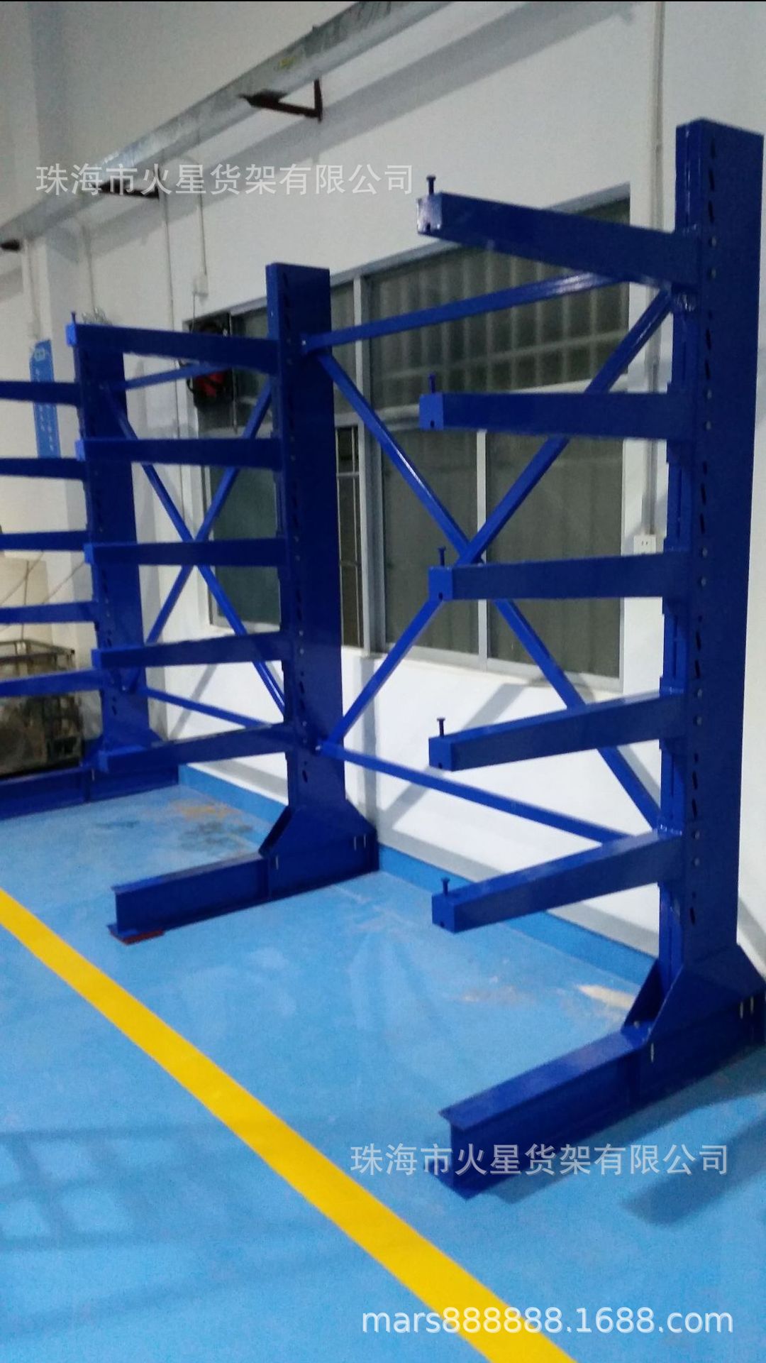 新款悬臂梁式仓储货架悬臂货架钢管货架圆管货架型材货架管材货架