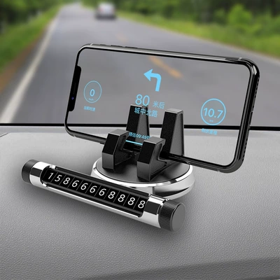 parking sign car rotatable | Car phone holder