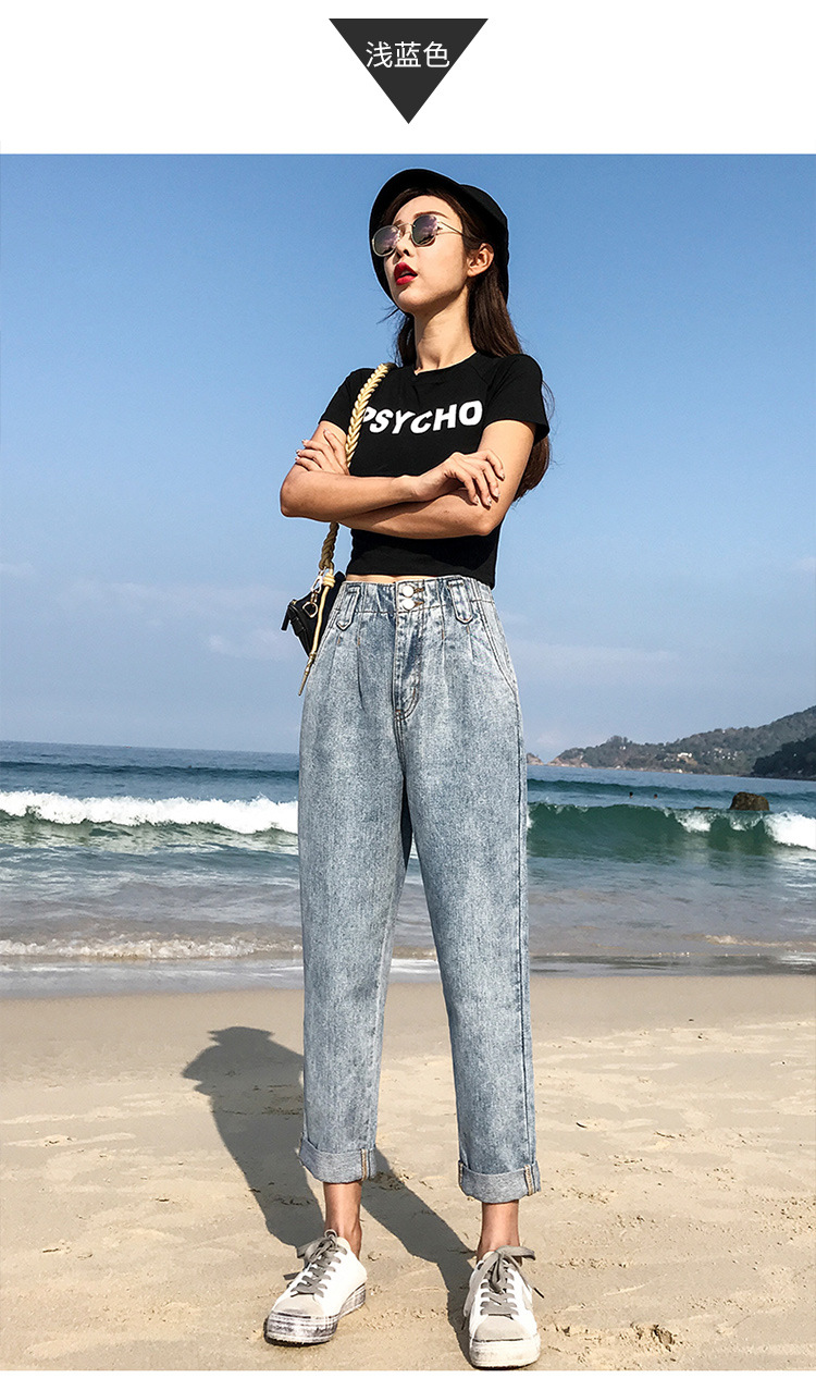 Pantalon léger femme en coton - Ref 3430252 Image 22