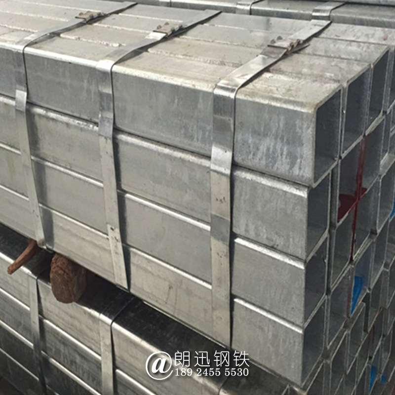 友发 100*100热镀锌方管 幕墙用Q235B镀锌方通 国标镀锌方管厂家