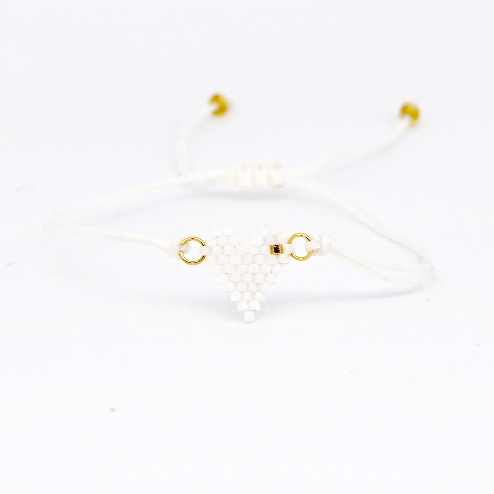 Classic Heart-shaped Jewelry Miyuki Bracelet Rice Beads Hand-woven Red Rope Jewelry Bracelet display picture 5