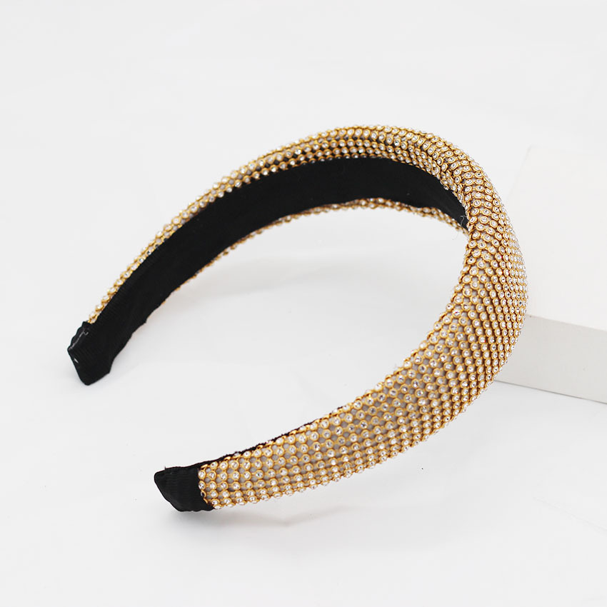 New European And American Baroque Full Diamond Three-color Wild Temperament Headband display picture 3