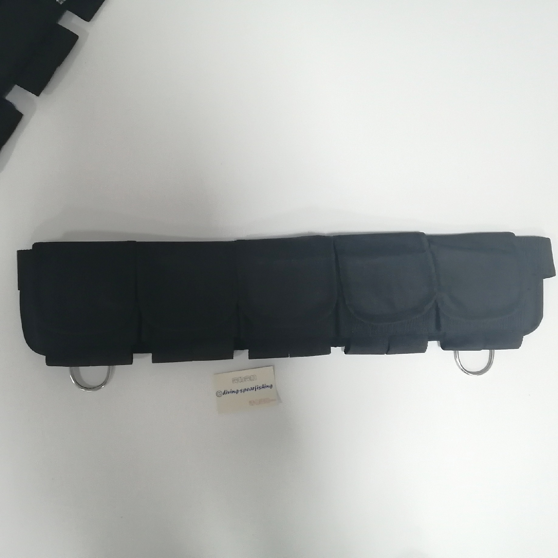 Diving belt pocket diving counterweight bag diving lead bag diving counterweight belt quick shackle buckle Lead Belt