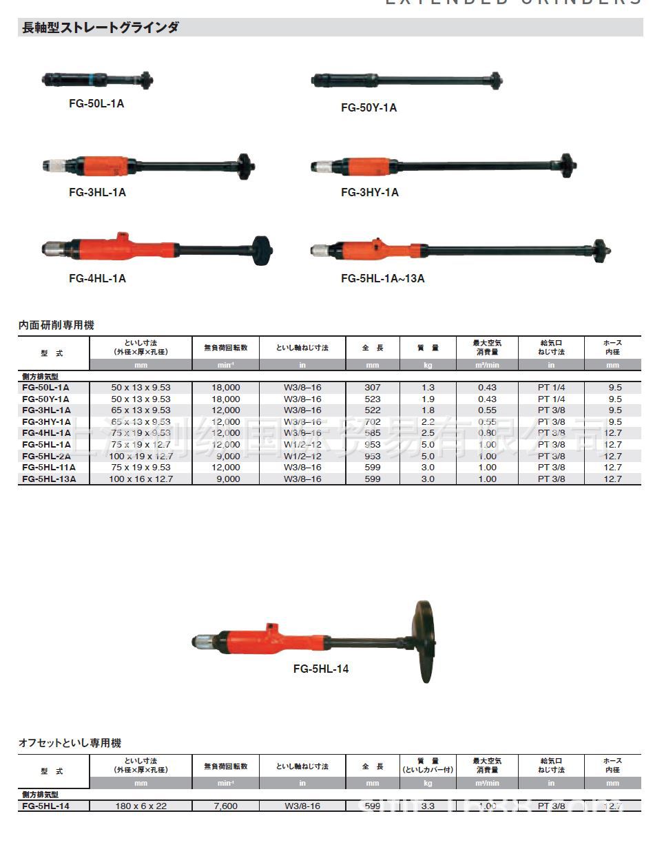 FG-5HL-11A  日本不二空机气动打磨机  FUJI气动研磨机 创纵国际