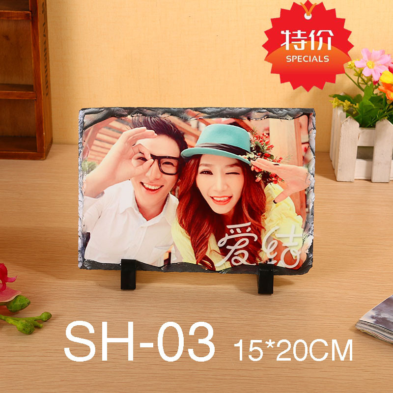 SH-03热转印石板画石头亮光岩石化diy石头厂家直销石版画材质